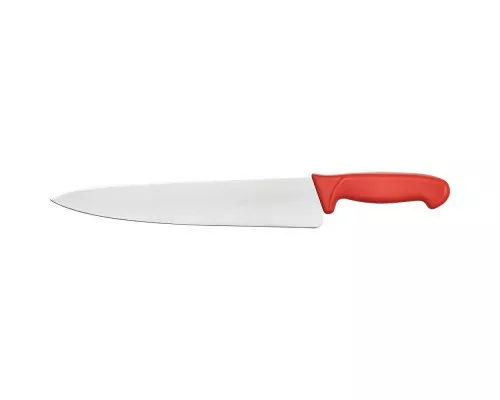 nóż kucharski, HACCP, czerwony, L 250 mm Virtuves nazis l 250 mm sarkans, Stalgast, 283251