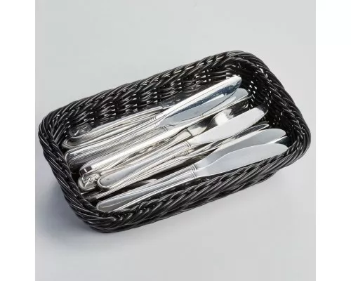 polipropylene bread basket GN 1/4, black Polipropylene bread basket gn 1/4, black, Stalgast, 361614