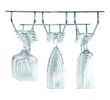 Shelf rack for glasses, 2 banks