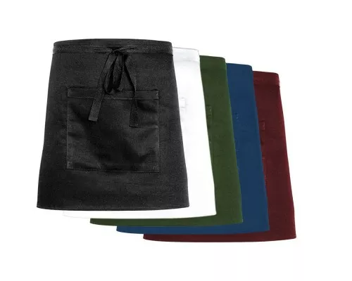 zapaska mini z kieszonką, bordo, L 373 mm Priekšauts mini ar kabatu sarkans, Stalgast, 634013