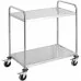 Serving trolley (2 shelves), stainless steel, Stalgast, 661020