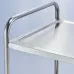 Stainless steel waiters trolley, 2 shelves, Stalgast, 661022