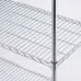 Hromēts tērauds, 4 līmeņu uzglabāšanas plaukts, salokāms, 900x450x1800 mm, Stalgast, 680093