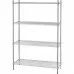 Стеллаж для хранения хромированный 4 полки, складной , 1200x450x1800mm, Stalgast, 680123