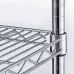 Chromed steel, 4-tier storage shelving unit, 908x610x1800 mm, Stalgast, 681093