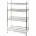 Стеллаж для хранения хромированный 4 полки 1825x610x1800mm, Stalgast, 681182