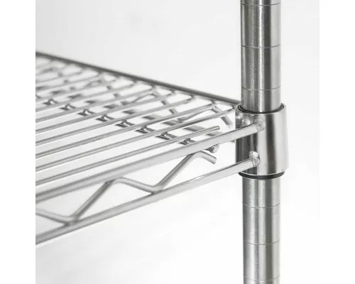 стеллаж для хранения хромированный 4 полки 1825x610x1800mm Стеллаж для хранения хромированный 4 полки 1825x610x1800mm, Stalgast, 681182