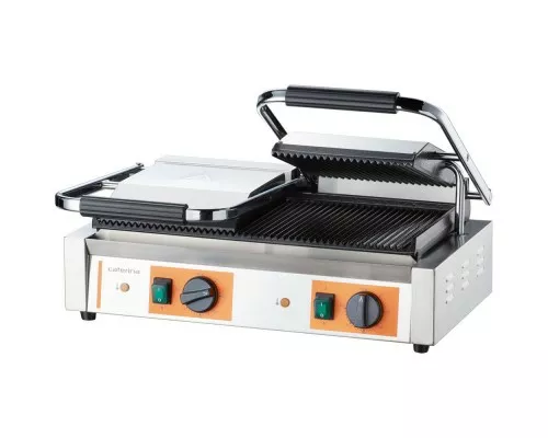 Kontaktgrils, dubultā, rievota p 3,6 kw, Stalgast, 742028