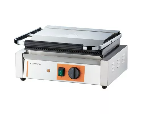 PANINI contact grill, ribbed P 2.2 kW Panini kontaktgrils, rievotais p 2,2 kw, Stalgast, 742038