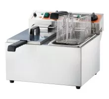 Electric fryer, 2-chamber, horizontal, caterina, v 2x5 l, p 2x3 kw, Stalgast, 746079