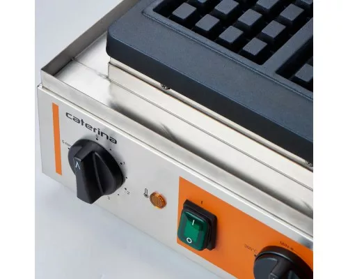 waffle maker with cast iron plate, Caterina, P 1.5 kW Vafeļu cepeškrāsns ar čuguna plāksni, caterina, p 1,5 kw, Stalgast, 772326