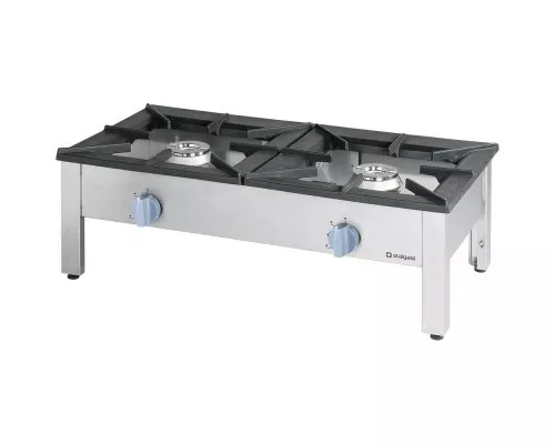 double gas stove 2x9 kW - G30 (propane-butane) Double gas stove 2x9 kw - g30 (propane-butane), Stalgast, 773013