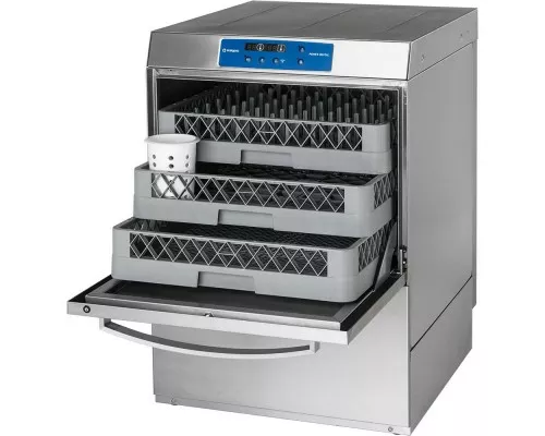 zmywarko wyparzarka, uniwersalna, Power Digital, dozownik płynu myjącego, P 6.65 kW, U 400 V Power digital trauku mazgājamā mašīna ar mazgāšanas šķidruma dozatoru, Stalgast, 801555