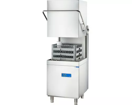 zmywarko wyparzarka, kapturowa, dozownik płynu myjącego, P 10.8 kW, U 400 V Nosūcējs trauku mazgājamā mašīna 500x500, 10,8 kw ar dozējamo mazgāšanas sūkni, Stalgast, 803021