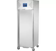 Витрина холодильная из нержавеющей стали на колесиках, gn 2/1, v 600 л, Stalgast, 830590