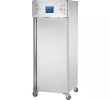 Витрина холодильная из нержавеющей стали на колесиках, gn 2/1, v 650 л, Stalgast, 830620