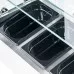 Refrigerated prep/servery topper with straight glass with straight glass 7xgn 1/4 1600x335x435 mm, Stalgast, 844741
