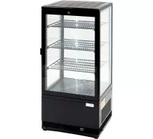 Витрина экспозиционная 78 л черная с подсветкой led, Stalgast, 852174
