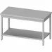 Centrālais galds ar plauktu 800x600x850 mm, montāžai, Stalgast, 950106060