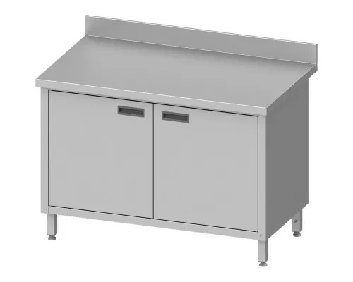 wall table with hinged doors 1200x700x850 mm, for assembly wall table with hinged doors 1200x700x850 mm, for assembly, Stalgast, 950157120