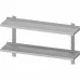 Dubultā regulējams plaukts 1000x300x660 mm, montāžai, Stalgast, 951773100