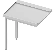 Izkraušanas galds (l), bez plaukta stalgast trauku mazgājamajai mašīnai uz divām kājām 1000x670x870 mm, montāžai, Stalgast, 954787100