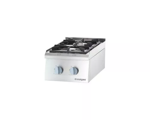 2-burner gas counter top range 400x700 8, 5 kW - G30/31 2-burner gas counter top range 400x700 8, 5 kw - g30/31, Stalgast, 9705130