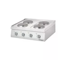 4-baseinu elektriskās darba virsmas diapazons 800x700 10, 4 kw, Stalgast, 9706000