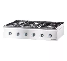 6-burner gas counter top range 1200x700 36, 5kw - g30/31 