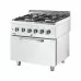 Плита газовая eco 4-х конфорочная с духовкой электрической 17 +3, 5 квт u g30, Stalgast, 9713630