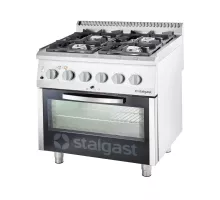 4-burner gas range g30 (propan-butan) with electric oven 22, 5 kw (set)
