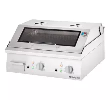 Counter top ribbed grill plate 801