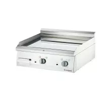 Electric grill plate, smooth, 8.1 kw, chrome, Stalgast, 9737100