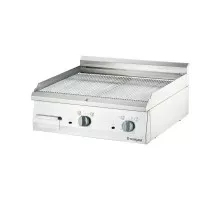 Elektriskā grila plāksne, rievota, 8,1 kw, hromēta, Stalgast, 9737200