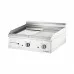 Electric grill plate, smooth-ribbed, 8.1 kw, chrome, Stalgast, 9737300