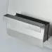 Electric grill plate, smooth-ribbed, 8.1 kw, chrome, Stalgast, 9737300
