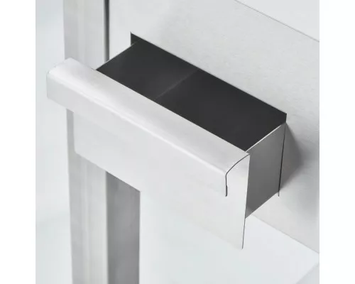 gas grill plate, smooth-ribbed, 13 kW, G20, chrome Gāzes grila plāksne, gludi rievota, 13 kw, g20, hromēta, Stalgast, 9737310