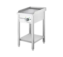Electric grill plate, ribbed 400, free-standing, 4kw