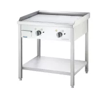 Electric grill plate, smooth 800, free-standing, 8.1kw
