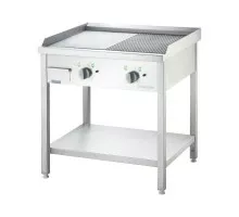 Elektriskā grila plāksne, gludi rievota 800, brīvi stāvoša, 8,1 kw elektriskā grila plāksne, rievota 800, brīvi stāvoša, 8,1 kw, Stalgast, 979313