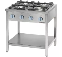 4 degļu brīvi stāvoša gāzes diapazons 900 ar apakšējo plauktu 22, 5 kw - g30 (propāns-butāns)