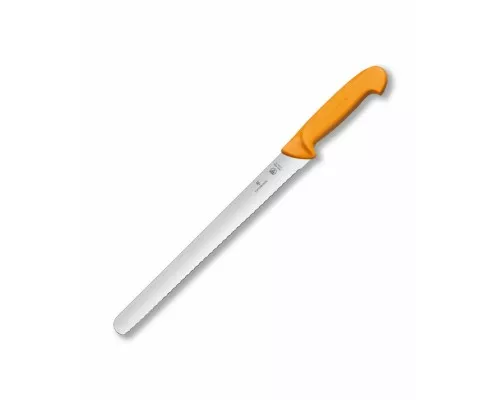 Swibo, larding knife, wavy edge, 25 cm, yellow, Victorinox, 5.8443.25 Swibo, larding knife, wavy edge, 25 cm, yellow, Victorinox, 5.8443.25