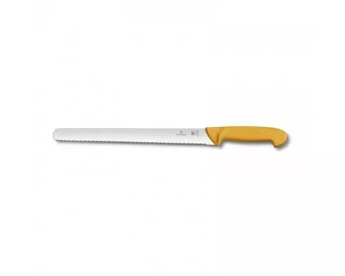 Swibo, larding knife, wavy edge, 25 cm, yellow, Victorinox, 5.8443.25 Swibo, larding knife, wavy edge, 25 cm, yellow, Victorinox, 5.8443.25