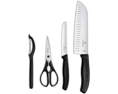 Swiss classic, virtuves komplekts, 4 gabali, melns, dāvanu kaste, Victorinox, 6.7133.4G Swiss classic, virtuves komplekts, 4 gabali, melns, dāvanu kaste, Victorinox, 6.7133.4G
