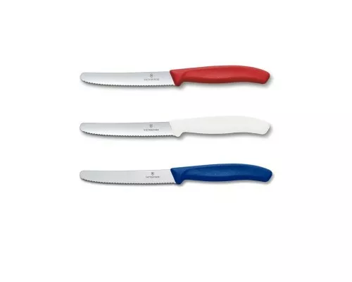 Swiss classic, нож для томатов, волнистый, 11 см, зеленый, Victorinox, 6.7836.L114 Swiss classic, нож для томатов, волнистый, 11 см, зеленый, Victorinox, 6.7836.L114