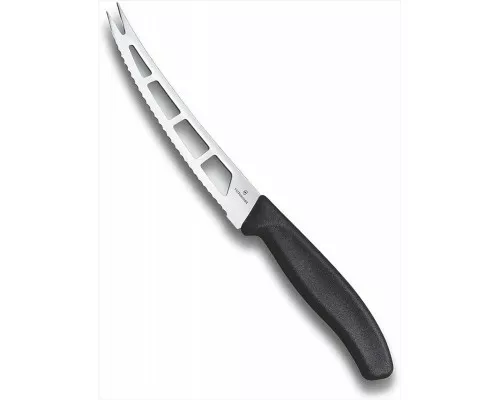Swiss classic, нож для сыра и колбасы с вилочным наконечником, 11 см, черный, Victorinox, 6.7863 Swiss classic, нож для сыра и колбасы с вилочным наконечником, 11 см, черный, Victorinox, 6.7863