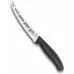 Swiss classic, нож для сыра и колбасы с вилочным наконечником, 11 см, черный, Victorinox, 6.7863