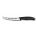 Swiss classic, нож для сыра и колбасы с вилочным наконечником, 11 см, черный, Victorinox, 6.7863