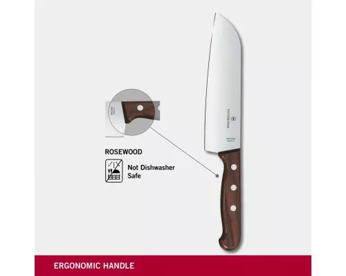 Wood, chef's knife santoku, stainless, 17 cm, handle processed maple, gift box, Victorinox, 6.8500.17G Wood, chef's knife santoku, stainless, 17 cm, handle processed maple, gift box, Victorinox, 6.8500.17G
