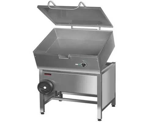 Electric frying pan /stainless steel/manual bowl tilting 64l 9.0kw, Kromet, 000.PE-040p Electric frying pan /stainless steel/manual bowl tilting 64l 9.0kw, Kromet, 000.PE-040p